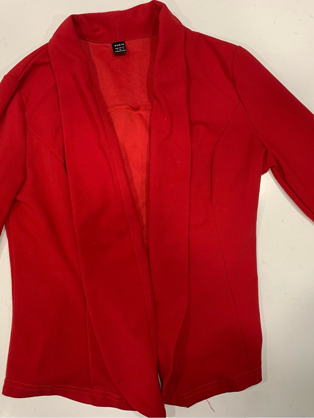 SHEIN Red collared Blazer
